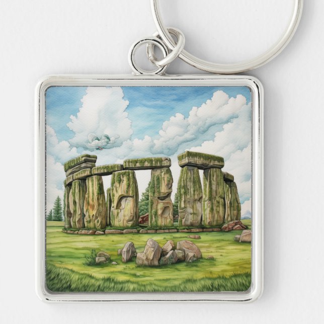 Chaveiro As Pedras Monumentais de Stonehenge #2 (Frente)
