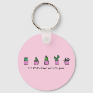 Chaveiro Às quartas-feiras Vestimos Rosa