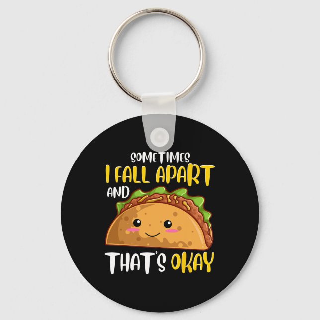 Chaveiro Às Vezes Eu Caio Fora Do Taco Depressão Awarene (Frente)