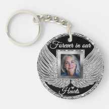 Asas de Anjo Memorial Personalizadas Adicionar Fot