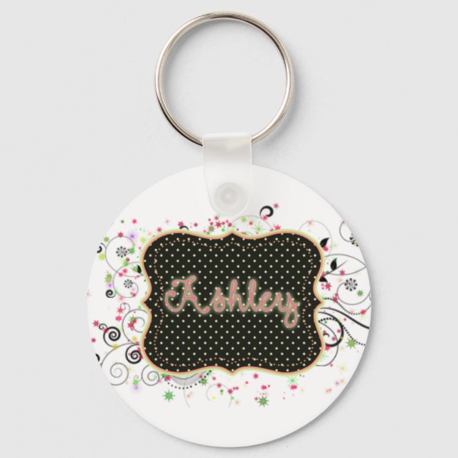 Chaveiro Ashley Nameplate (Frente)