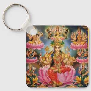 Chaveiro Ashtalakshmi - Oito formas de Lakshmi