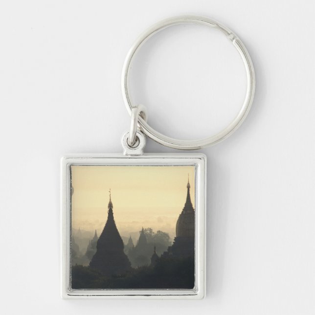 Chaveiro Ásia, Birmânia, (Mianmar), Pagan (Bagan) Ar Quente (Frente)