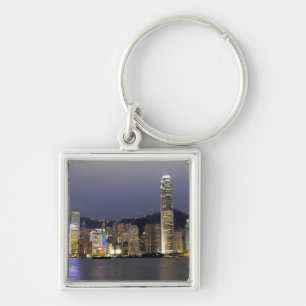 Chaveiro Ásia, China, Hong Kong, paisagem urbana e 2