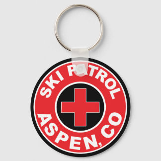 CHAVEIRO ASPEN COLORADO SKI PATROL MONTANHAS ESQUIANDO LOGO