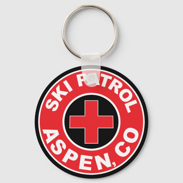 CHAVEIRO ASPEN COLORADO SKI PATROL MONTANHAS ESQUIANDO LOGO (Frente)