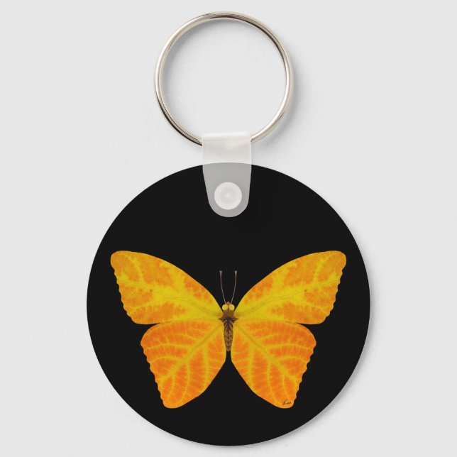 Chaveiro Aspen Leaf Butterfly 3 (Frente)