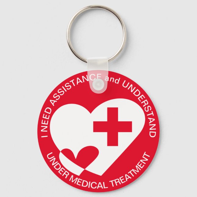 CHAVEIRO ASSISTÊNCIA/NECESSIDADE DE AJUDA (Frente)