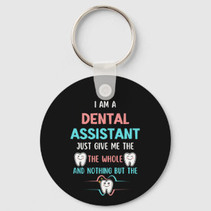 Chaveiro ASSISTENTE DENTAL Engraçado de Dar com a Língua no