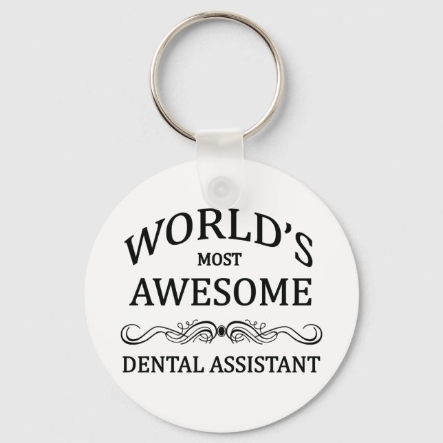 Chaveiro Assistente dentário mais incrível do mundo (Frente)