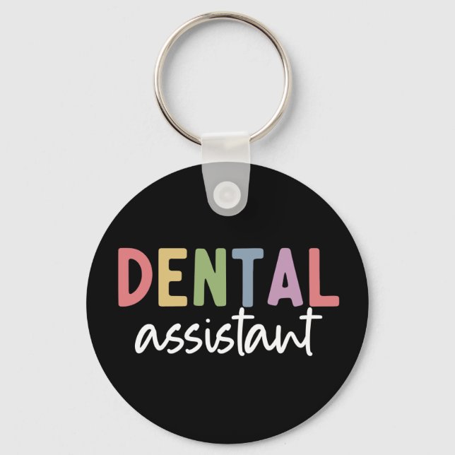 Chaveiro Assistente dentário | Presentes para Dentista Assi (Frente)