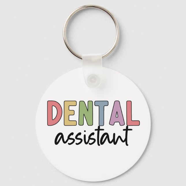 Chaveiro Assistente dentário | Presentes para Dentista Assi (Frente)
