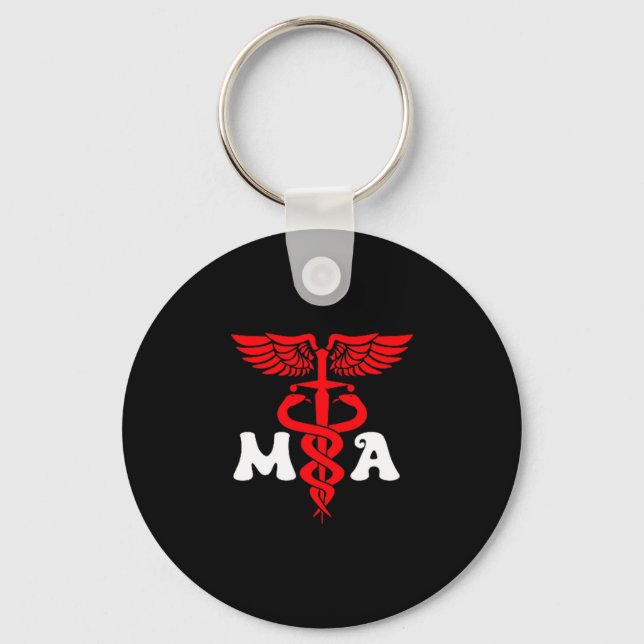 Chaveiro assistente médica ma cma enfermagem assistente méd (Frente)