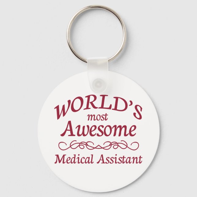 Chaveiro Assistente médico mais incrível do mundo (Frente)