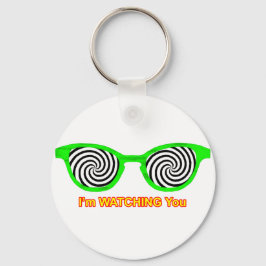Chaveiro Assistindo Hypnotize Óculos De Sol Escarem Verde O
