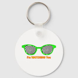 Chaveiro Assistindo Hypnotize Óculos De Sol Escarem Verde O
