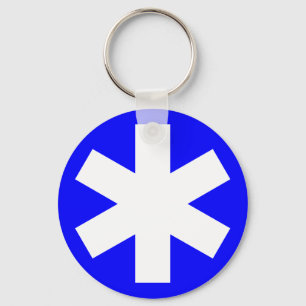 Chaveiro Asterisco - Azul