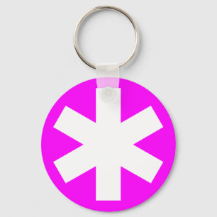 Chaveiro Asterisco - magenta