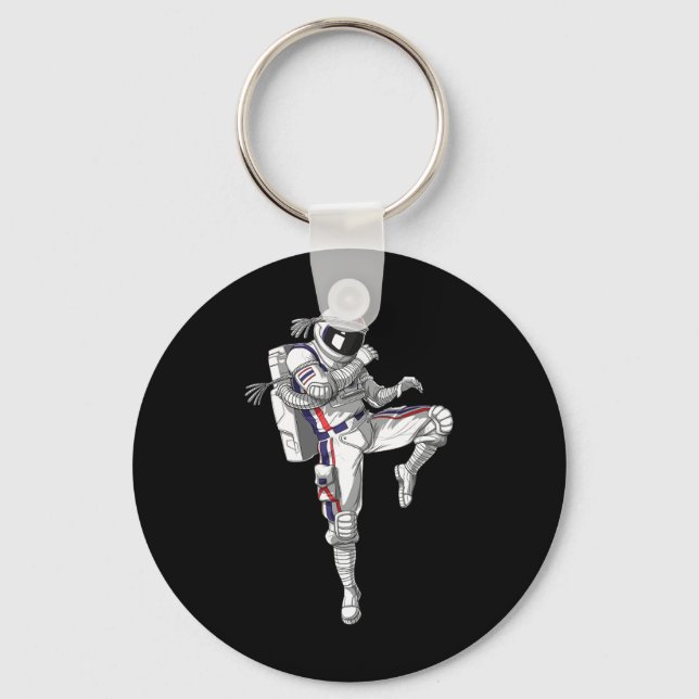 Chaveiro Astronaut Muay Thai Boxe Caratê Kickboxing Marti (Frente)
