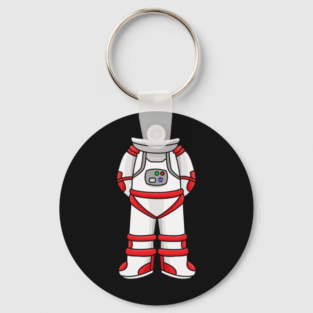 Chaveiro Astronauta Cabeça de Cabeça Legal, Dia das Bruxas  (Frente)