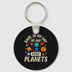 Chaveiro Astronauta De Volta Nos Meus Tempos Tinha Nove Pla