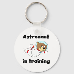 Chaveiro Astronauta do urso no camiseta e nos presentes do