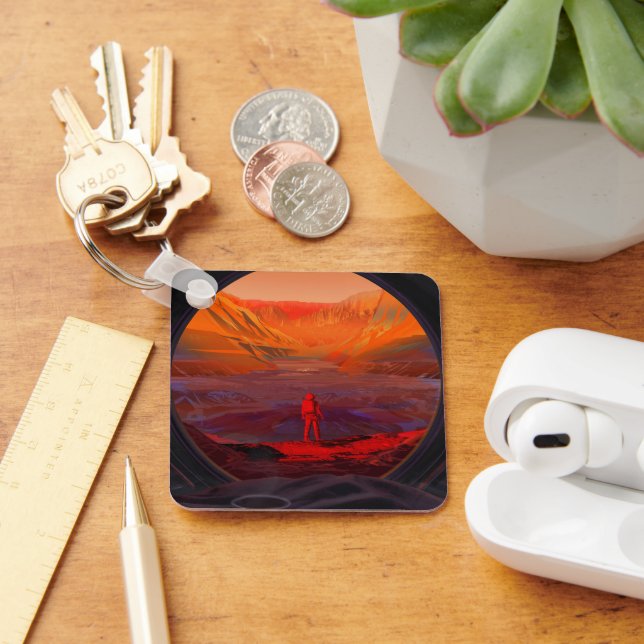 Chaveiro Astronauta Em Marte (Mesa)