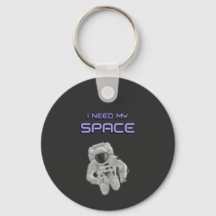 Chaveiro Astronauta Engraçado - Eu Preciso Do Meu Celeiro D