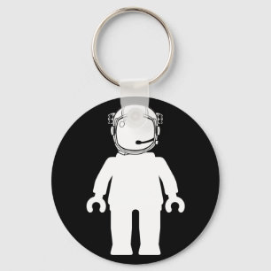 Chaveiro Astronauta Minifig do estilo de Banksy