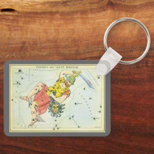 Chaveiro Astronomia vítrea, Perseu e Caput Medusa