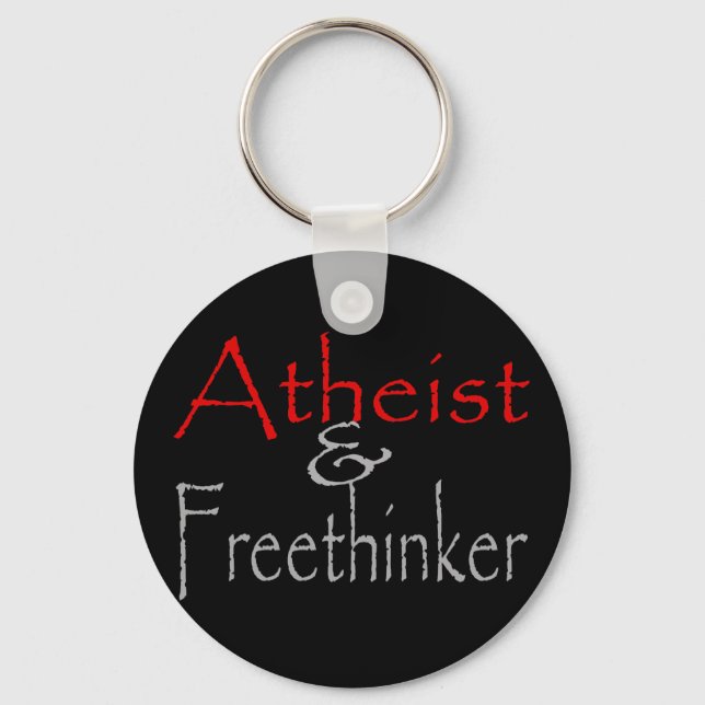 Chaveiro Atheist e Freethinker (Frente)