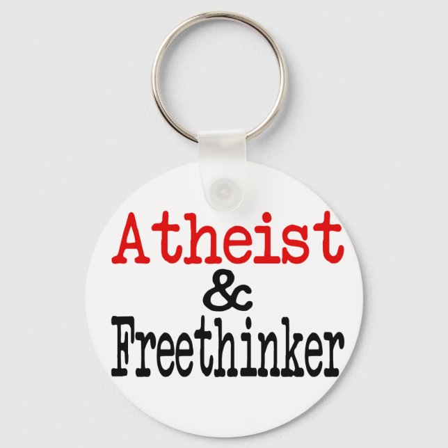 Chaveiro Atheist e Freethinker (Frente)