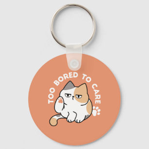 Chaveiro Atitude de Gato Preguiçoso – Muito Entediado para