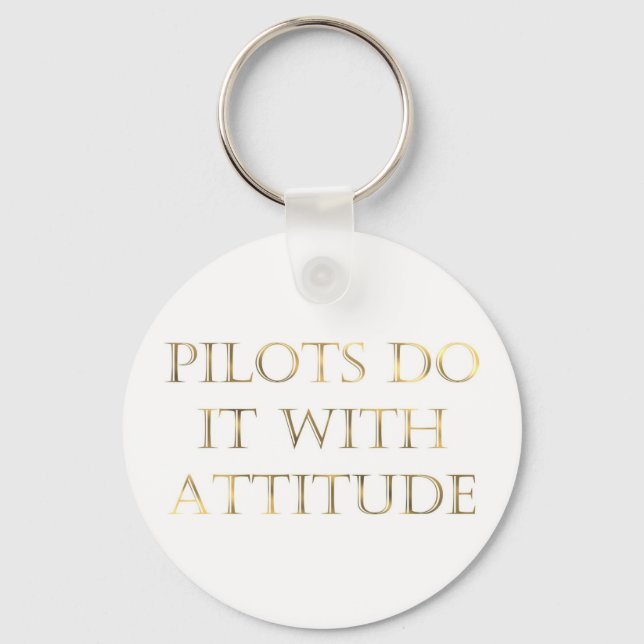 Chaveiro Atitude dos pilotos (Frente)