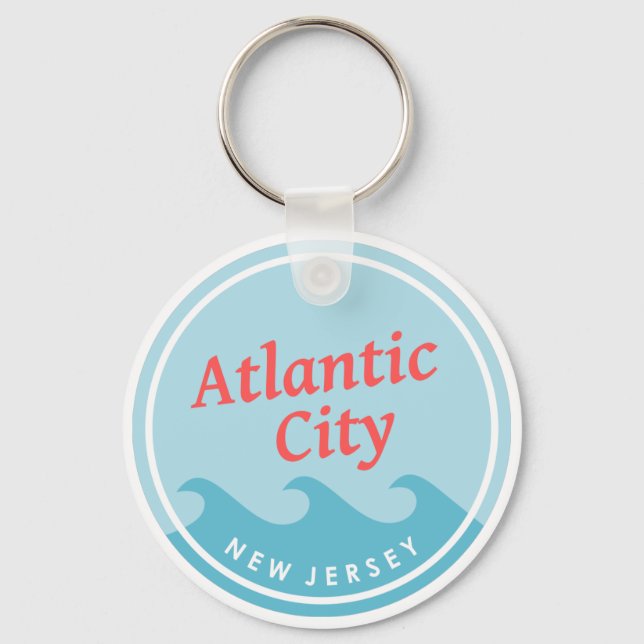 Chaveiro Atlantic City New Jersey (Frente)