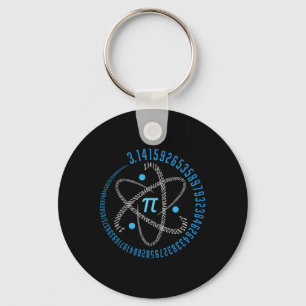 Chaveiro Atom Pi Math Science Stem Gift 3,14 Pi Day