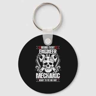 Chaveiro Atrás de cada Engenheiro - Mecânico