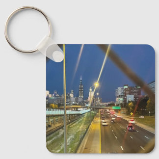 Chaveiro Através Da Cerca