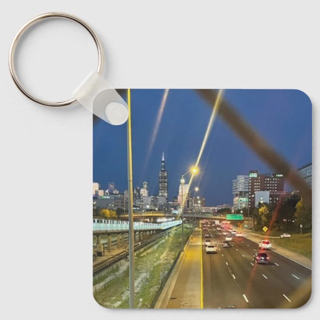 Chaveiro Através Da Cerca (Frente)