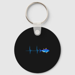Chaveiro Atum rabilho batimento cardíaco ekg linha de pulso