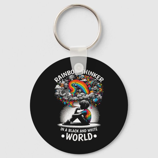 Chaveiro Audhd Autism Adhd Espectro Autismo Neurodiversidad (Frente)