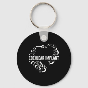 Chaveiro Audição Perda de Consciência Amor Implante Coclear