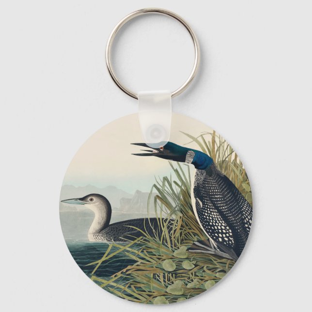 Chaveiro Audubon Bird Loon Diver Classic (Frente)