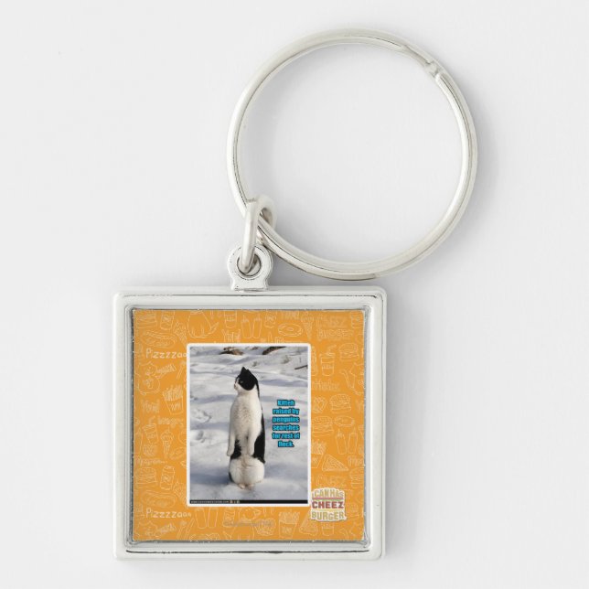 Chaveiro Aumentado por pinguins (Frente)