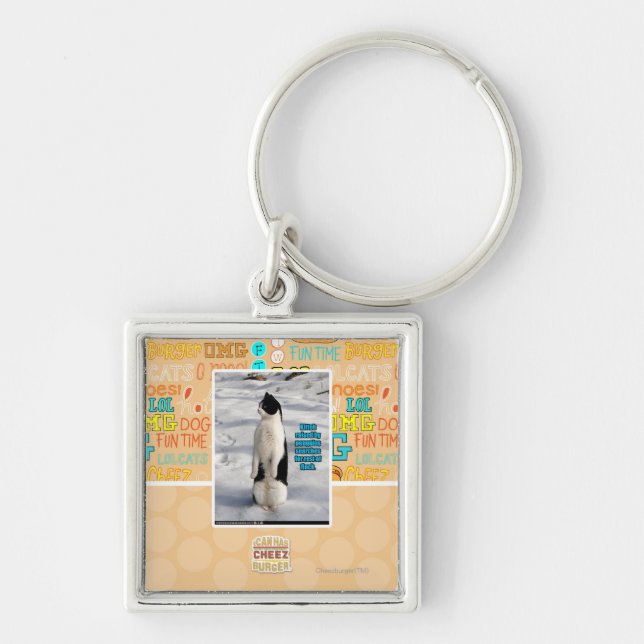 Chaveiro Aumentado por pinguins (Frente)