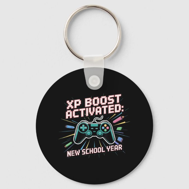 Chaveiro Aumento de Xp, Novo Ano Escolar, Volta às Aulas, G (Frente)