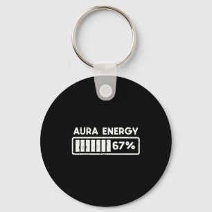Chaveiro Aura Energy 67 Número Divertido 6 7 Meme Crianças