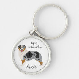 Chaveiro Aussie chaveiro. Anel de chave Shepherd australian