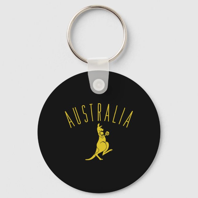 Chaveiro Australia Boxe Kangaroo  (Frente)