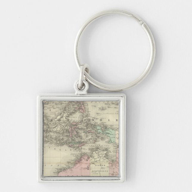 Chaveiro Austrália e Índia Oriental (Frente)